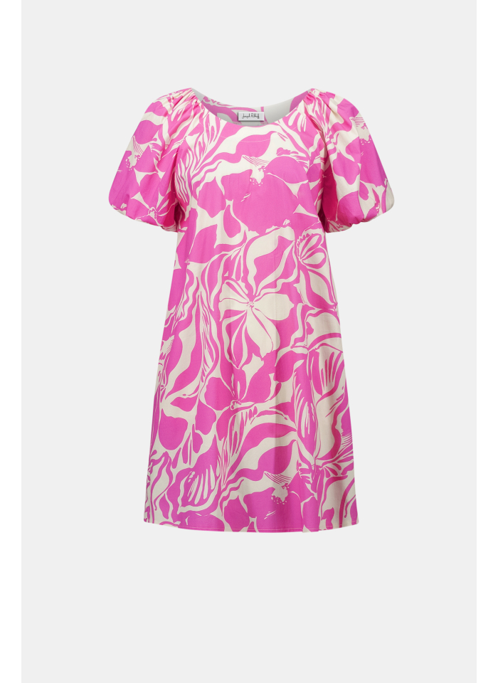 Joseph Ribkoff 262127 Bawełniana sukienka w kwiaty.