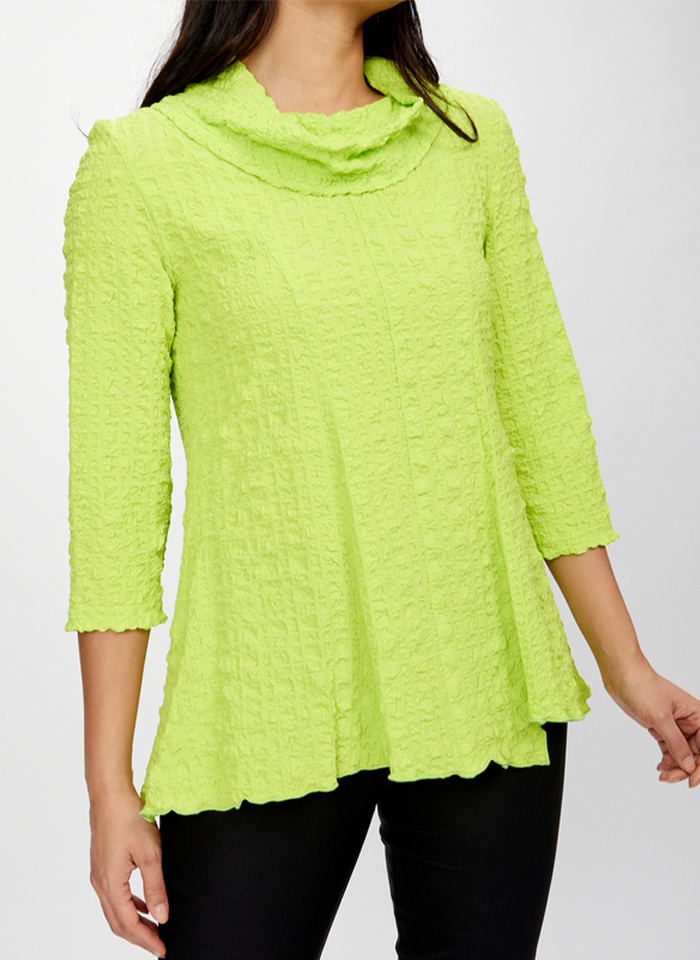 Joseph Ribkoff, Limonkowa bluzka z tkaniny strukturalnej.