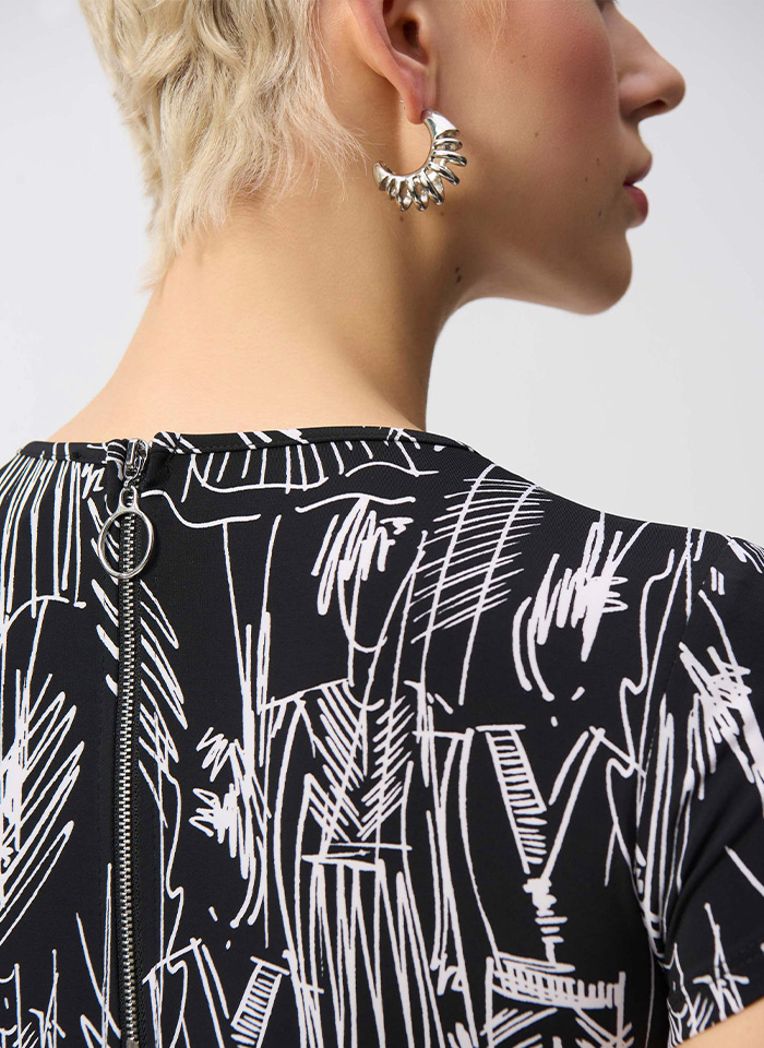 Joseph Ribkoff 251140 Sportowa sukienka z kieszeniami