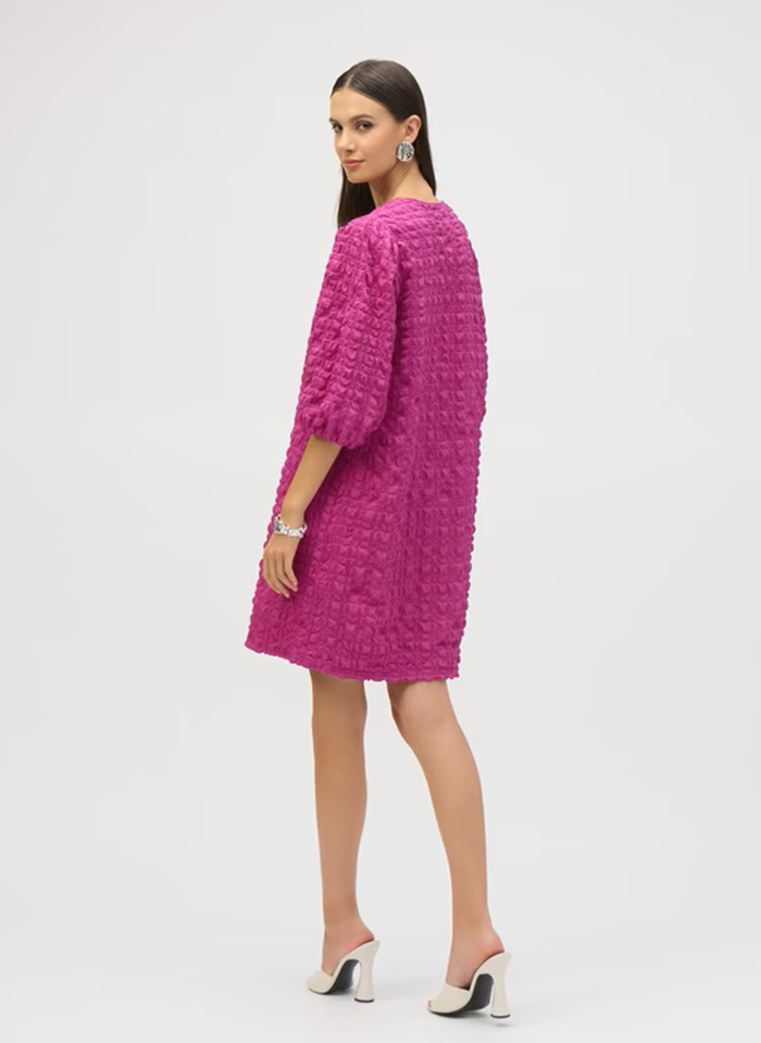 Joseph Ribkoff 252195 Sukienka w kolorze orchidei w kształcie literki A