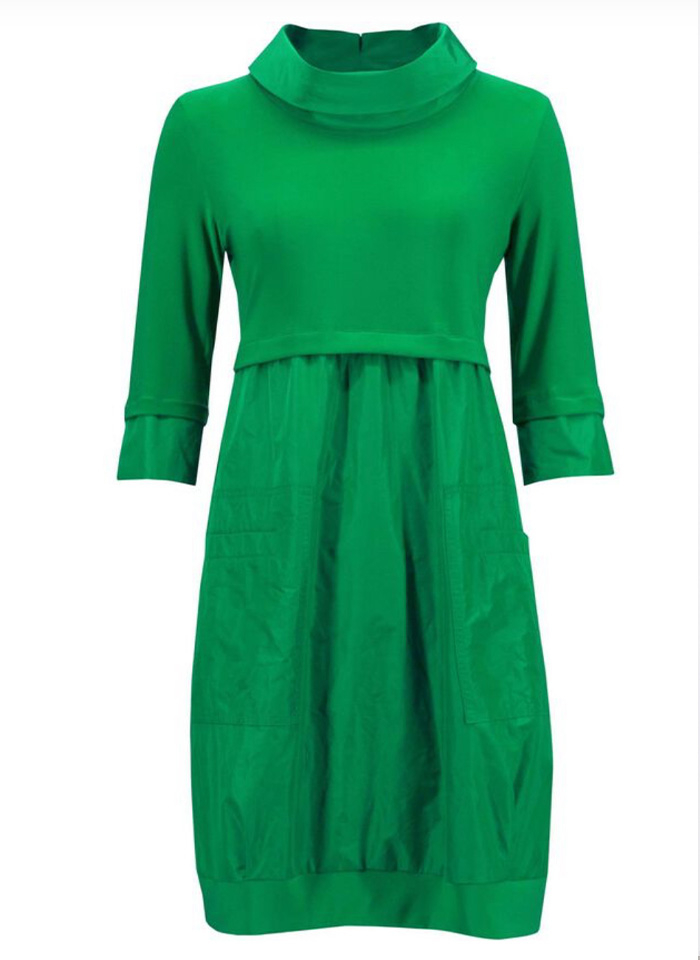 Joseph Ribkoff 173444 Sukienka o luźnym kroju z łączonych tkanin 3 kolory.