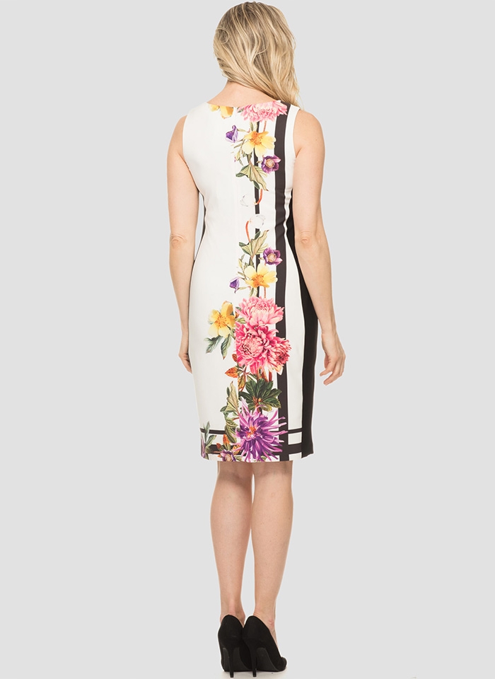 Joseph Ribkoff 192653 Klasyczna sukienka w kwiaty
