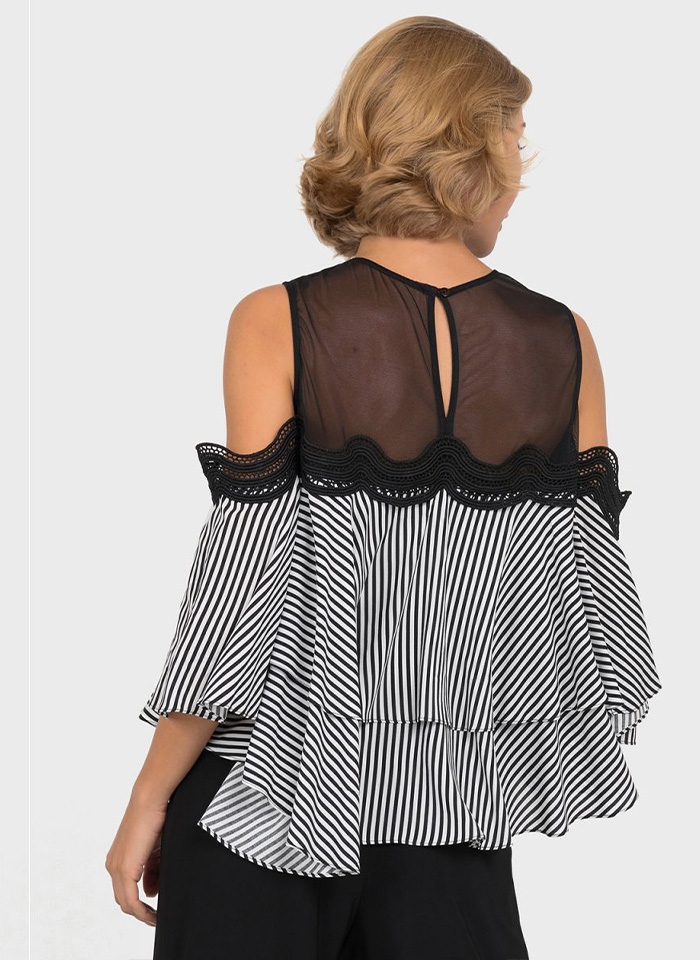 Joseph Ribkoff, Bluzka z falbanami