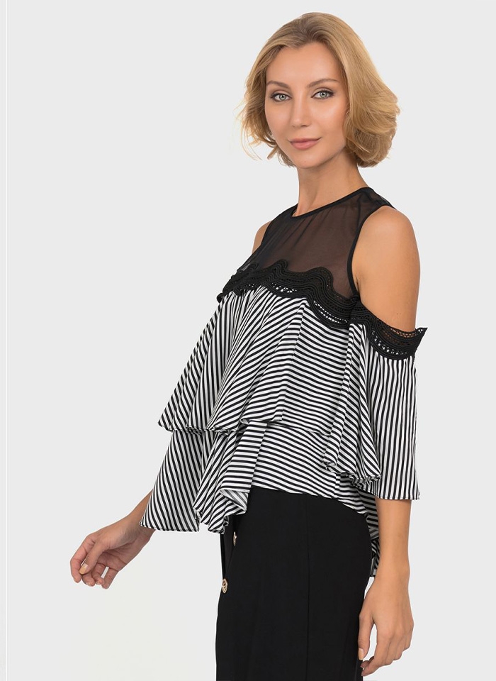 Joseph Ribkoff, Bluzka z falbanami