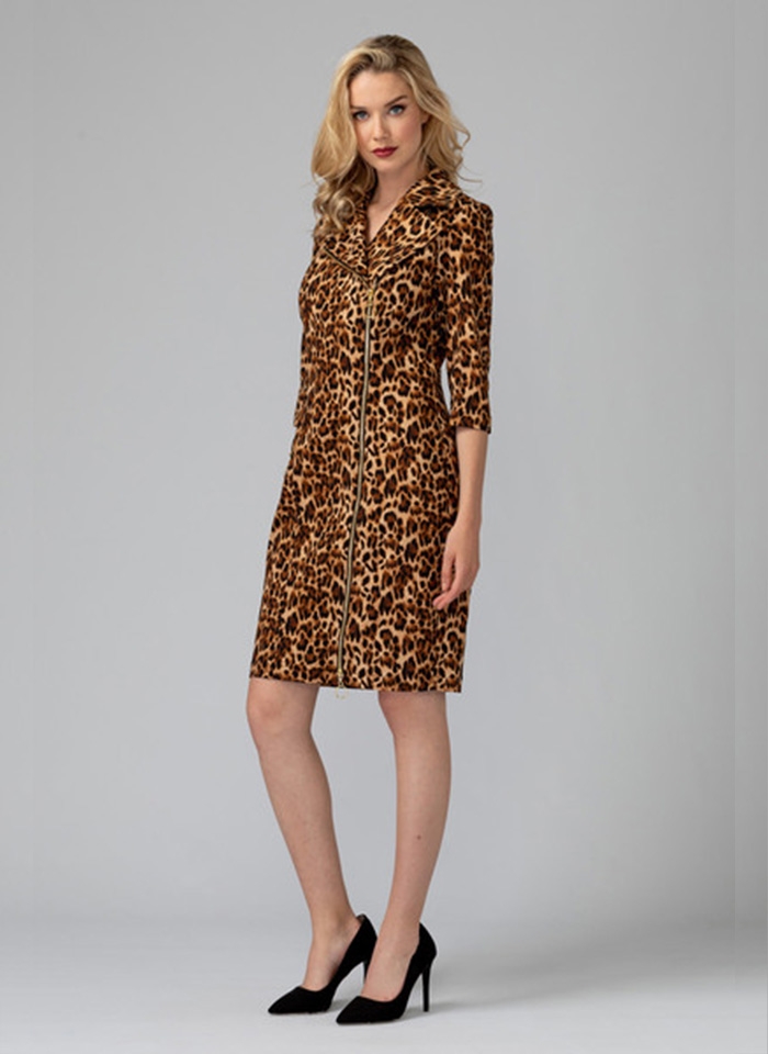 Joseph Ribkoff, Sukienka zapinana na skośny zamek.