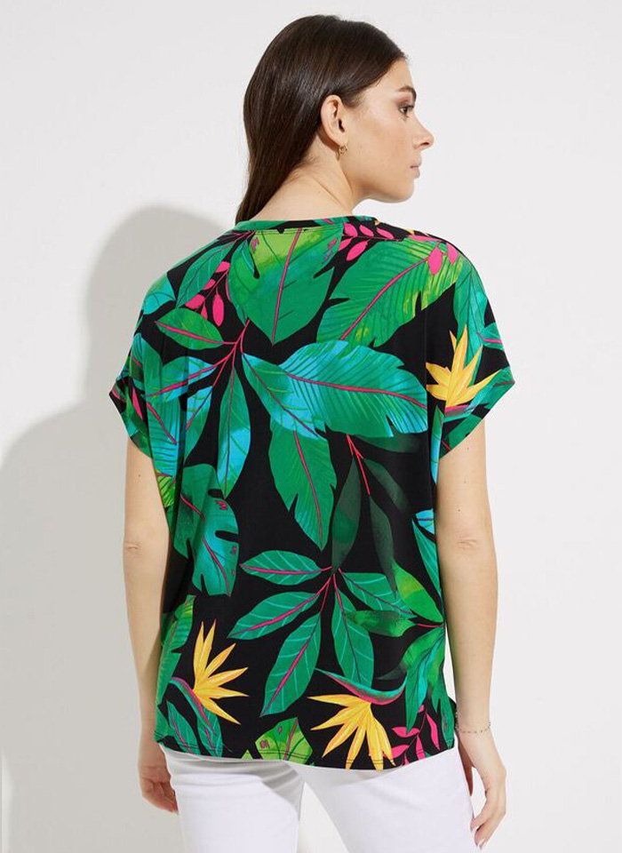 Joseph Ribkoff, Bluzka z roślinnym motywem.