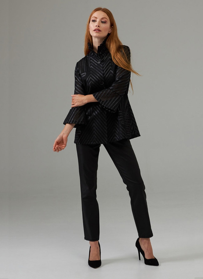 Joseph Ribkoff, Czarny  żakiet zapinany na guziki