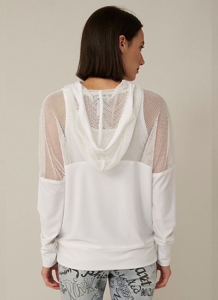 Joseph Ribkoff, Bluza kangurka z siateczką 2 kolory