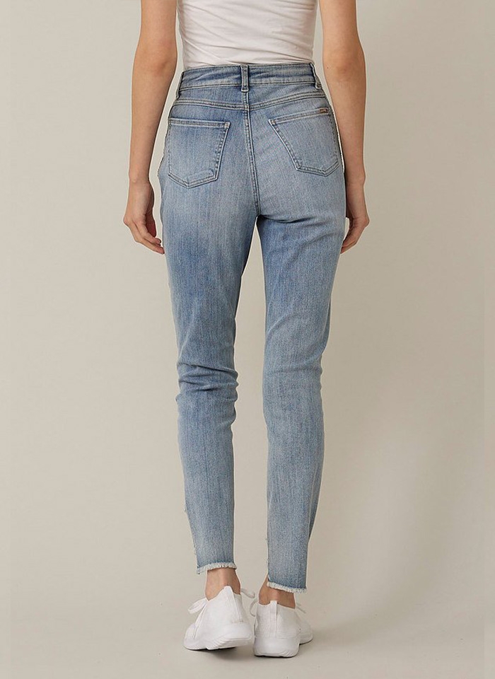 Joseph Ribkoff, Niebieskie dżinsy z ozdobnym strzępieniem