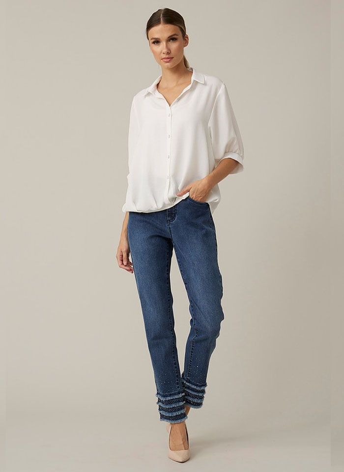 Joseph Ribkoff, Dżinsowe spodnie ze zdobieniem