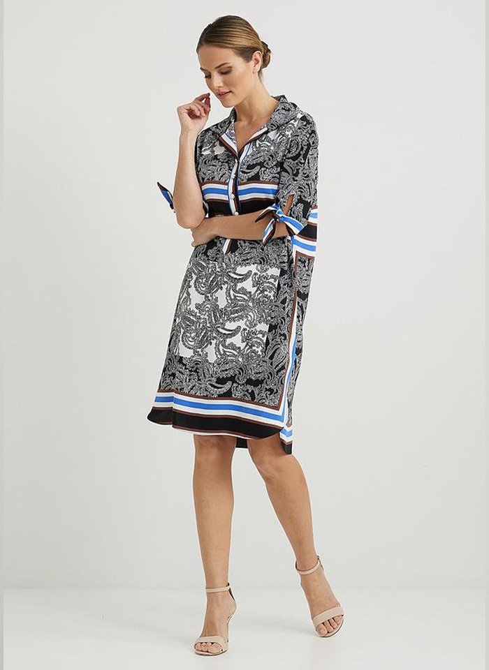 Joseph Ribkoff, Sukienka w orientalny wzór w nowoczesnym wydaniu.