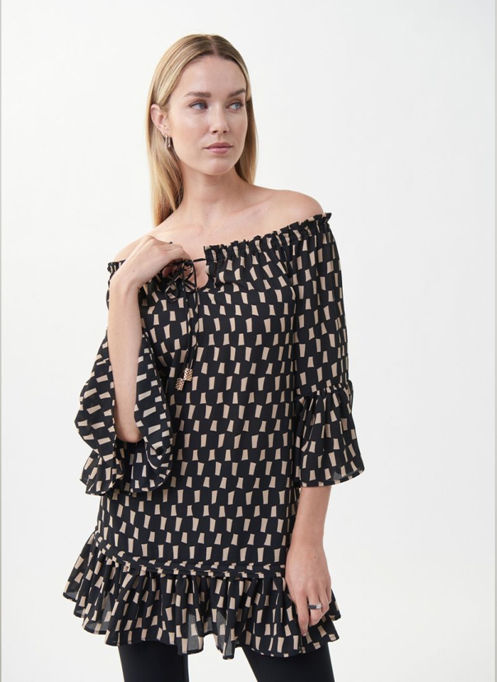 Joseph Ribkoff . Tunika w hiszpańskim stylu.