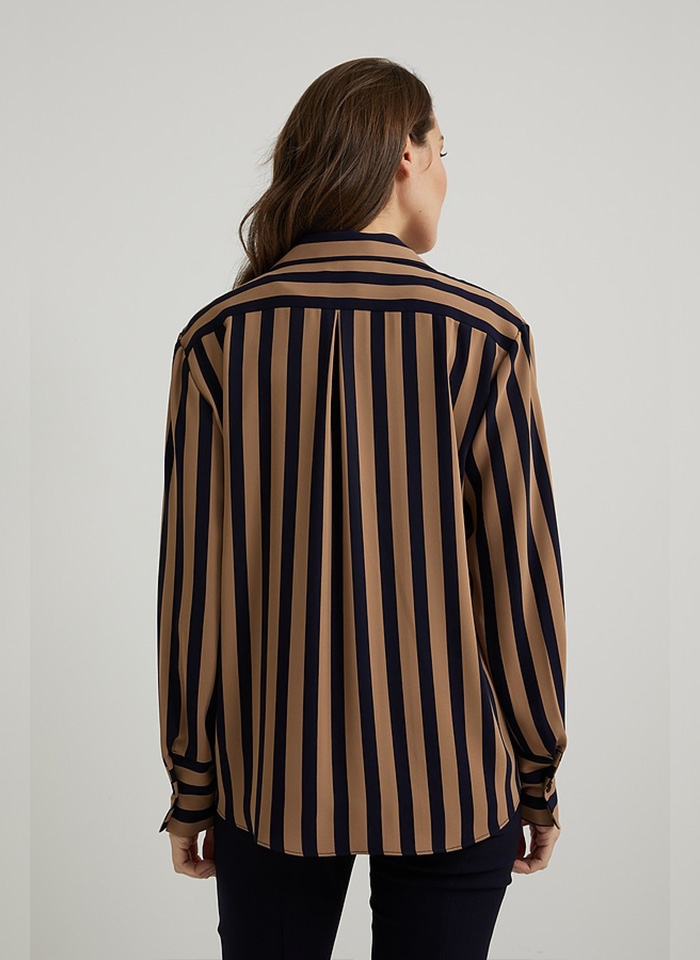 Joseph Ribkoff, Koszula z wykładanym kołnierzem 2 kolory