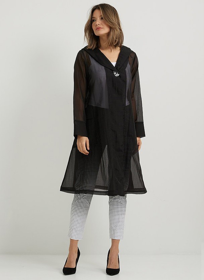 Joseph Ribkoff. Czarno - białe spodnie.