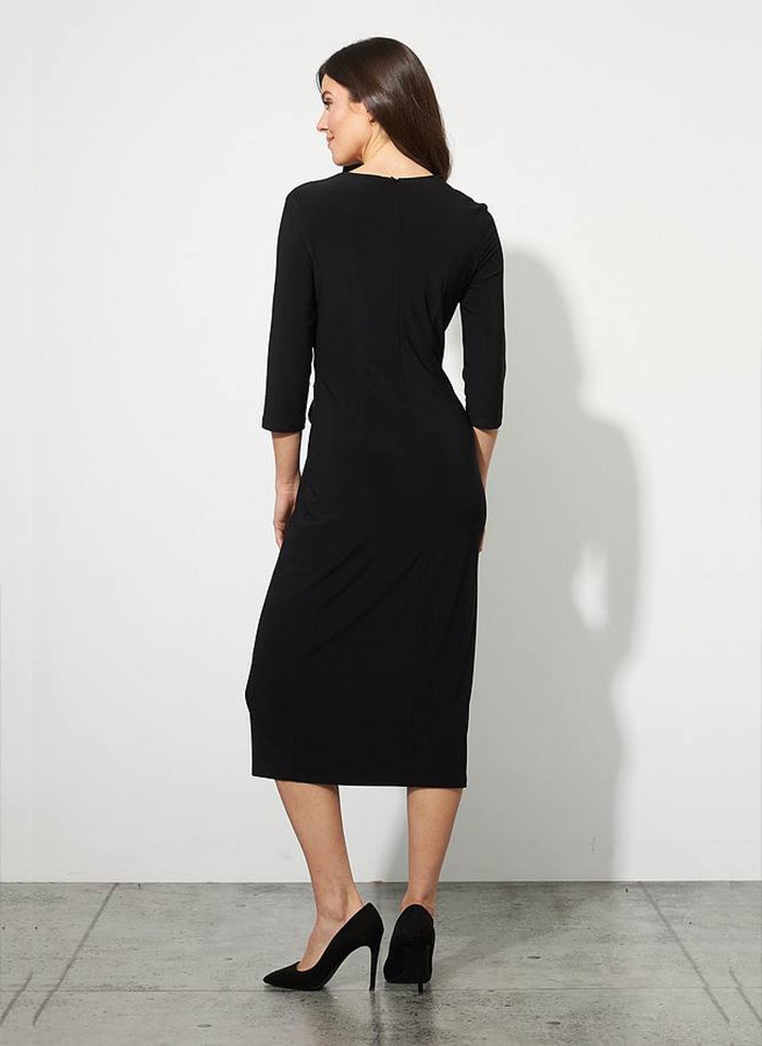 Joseph Ribkoff 223121 Sukienka ze złotą klamrą 3 kolory