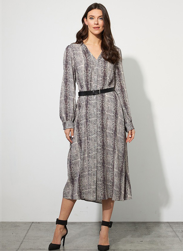 Joseph Ribkoff, Zwiewna szmizjerka w zwierzęcy print.