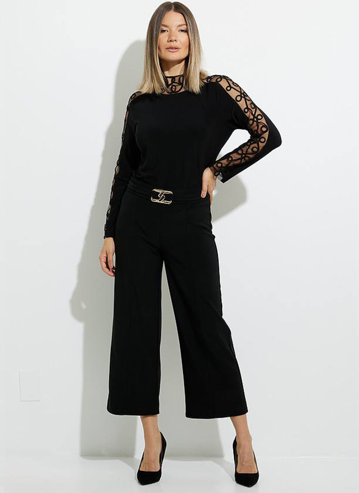 Joseph Ribkoff, Czarne kuloty ze złotą klamrą