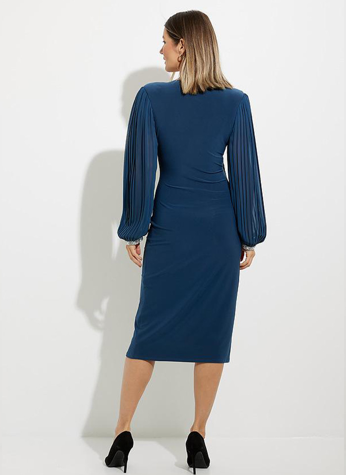 Joseph Ribkoff, Wieczorowa sukienka z połyskującymi ozdobami