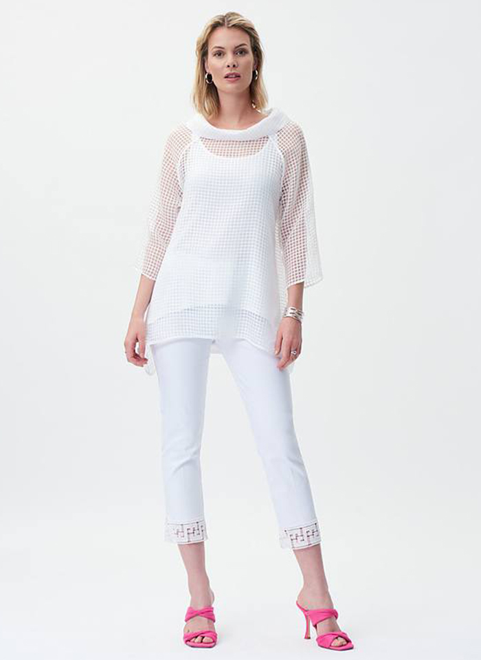 Joseph Ribkoff, Biała bluzka - top w komplecie.