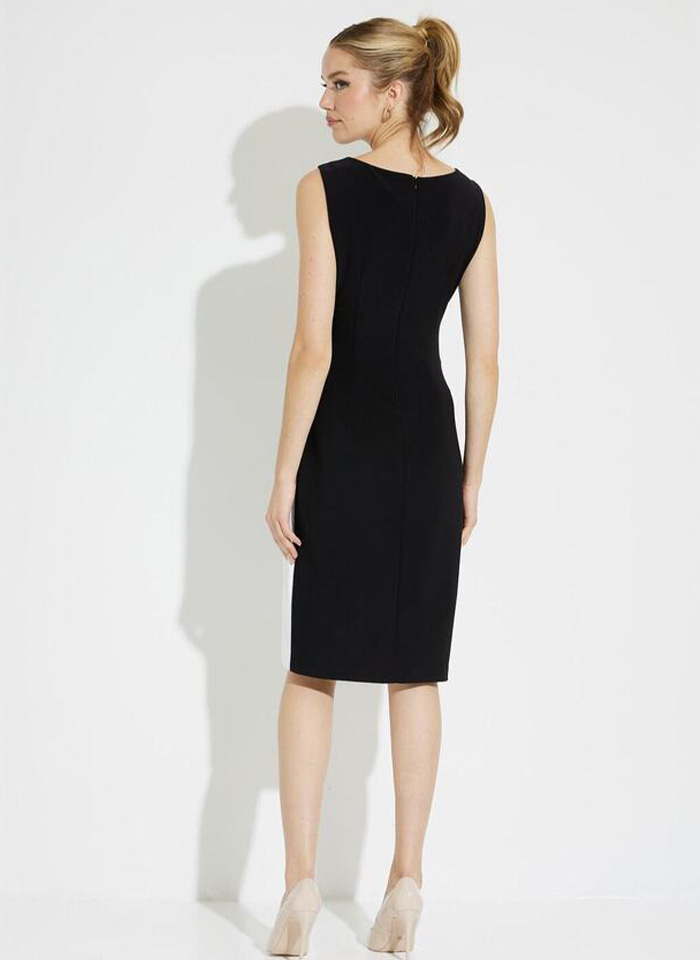 Joseph Ribkoff, Czarno - biała sukienka  bez rękawów.