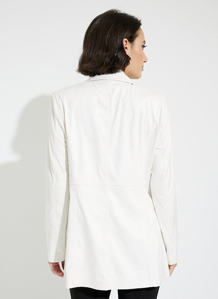 Joseph Ribkoff, Długi żakiet w kolorze ecru.