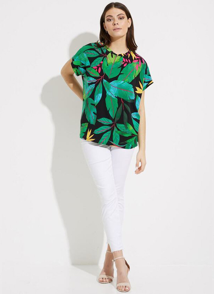 Joseph Ribkoff, Bluzka z roślinnym motywem.