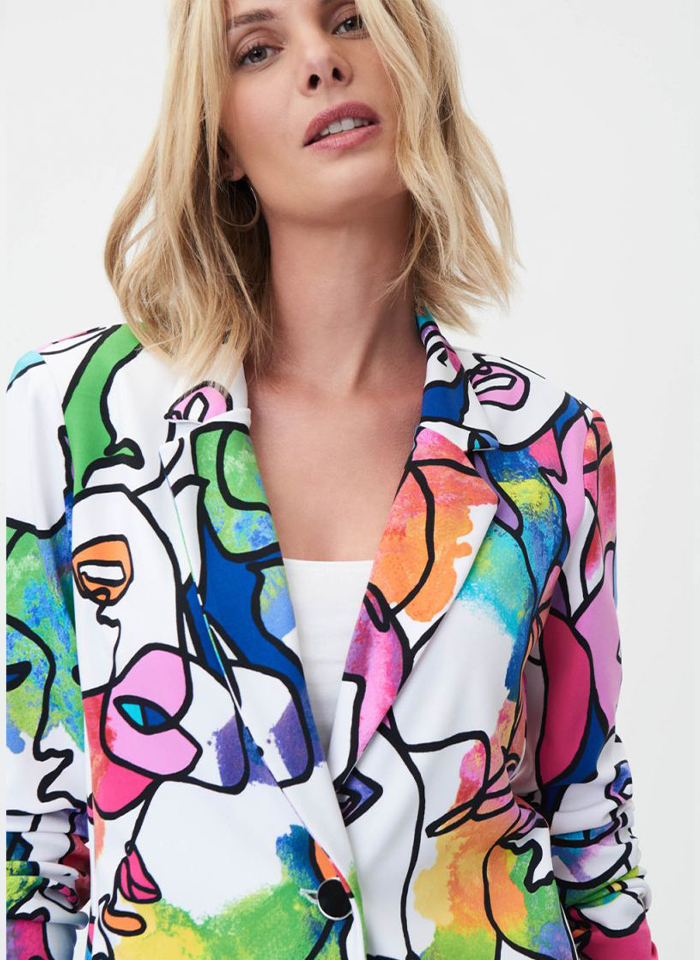 Joseph Ribkoff, Marynarka z nowoczesnym printem.