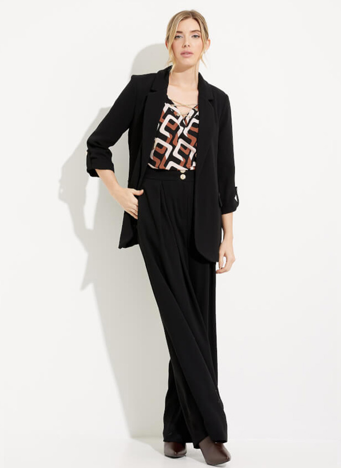 Joseph Ribkoff, Czarna marynarka w stylu biznes.