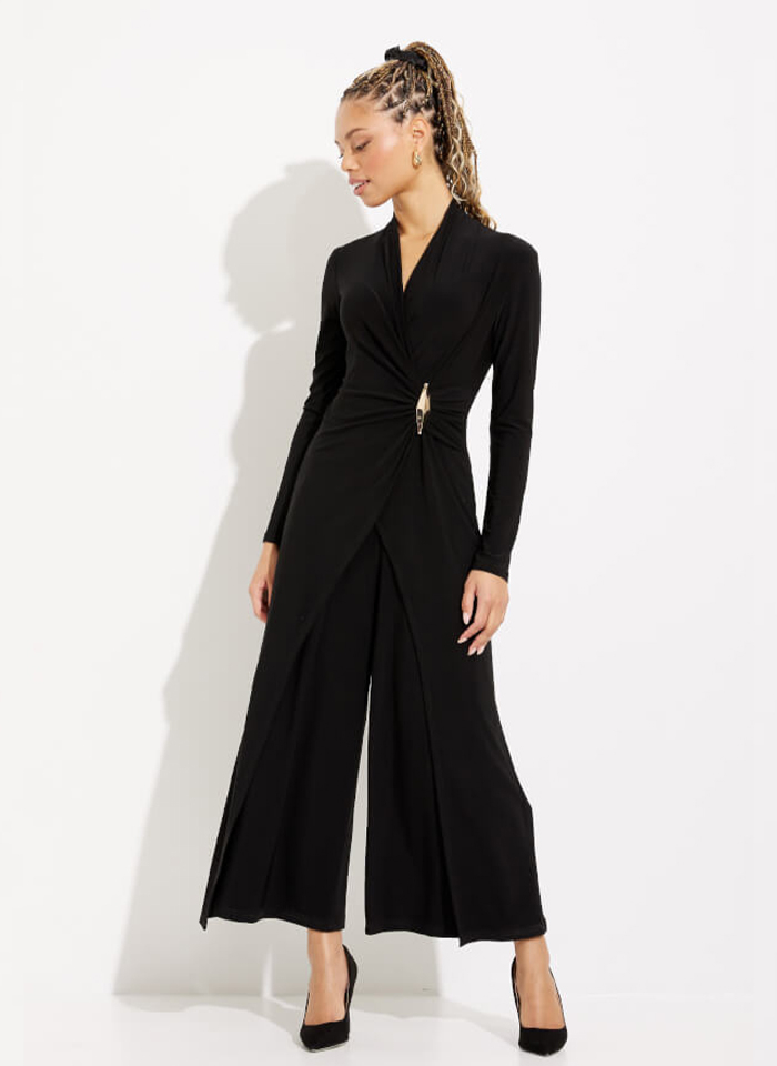 Joseph Ribkoff 233067 Wizytowy kombinezon z szeroką nogawką