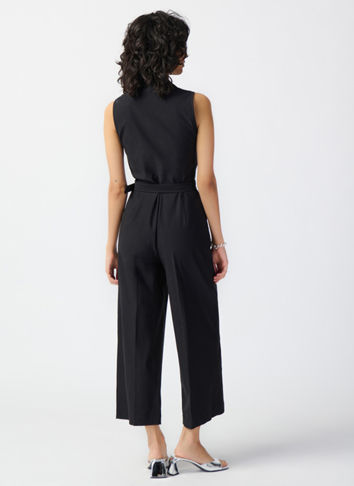 Joseph Ribkoff, Czarny kombinezon zapinany na zamek