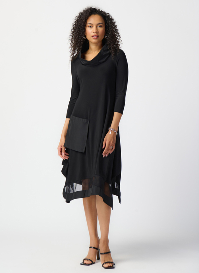 Joseph Ribkoff 241206 Casualowa sukienka o asymetrycznym kroju 2 kolory,