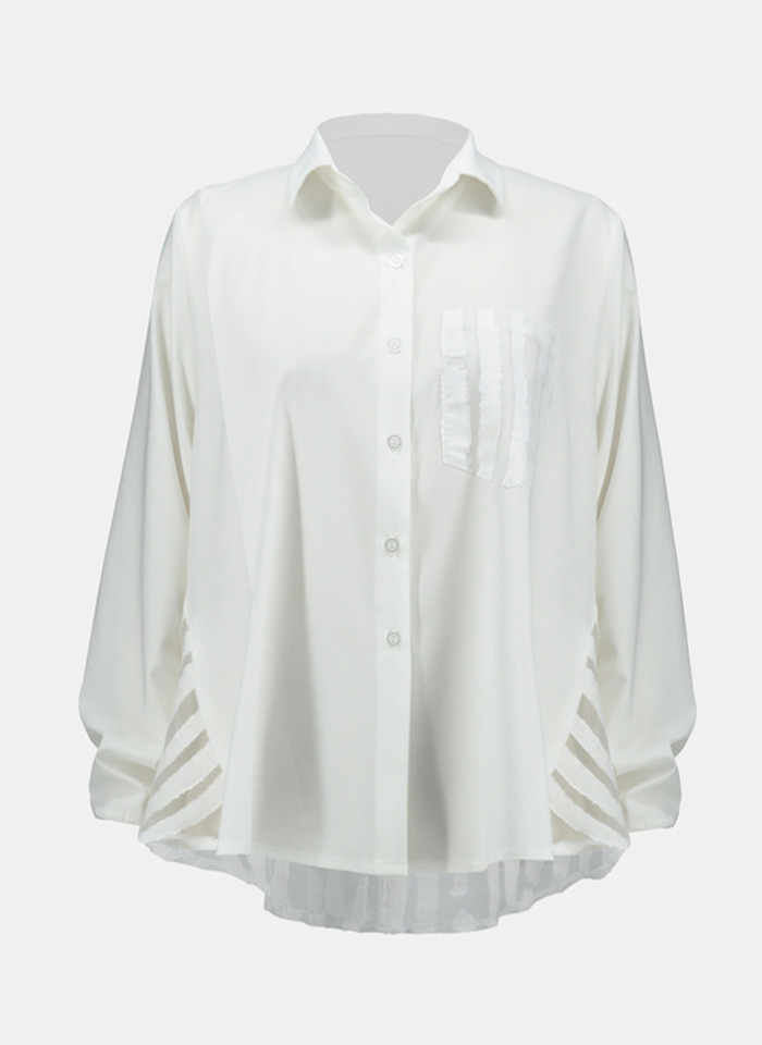 Joseph Ribkoff, Biała koszula oversize