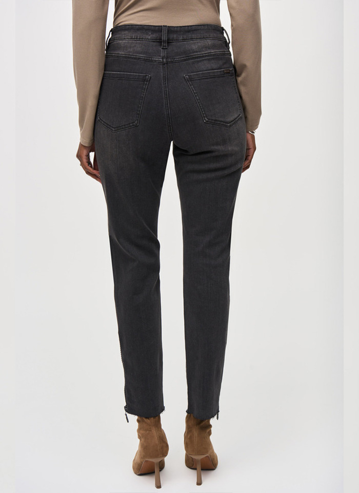 Joseph Ribkoff 243914  Spodnie typu jeansowe z ozdobnymi zamkami