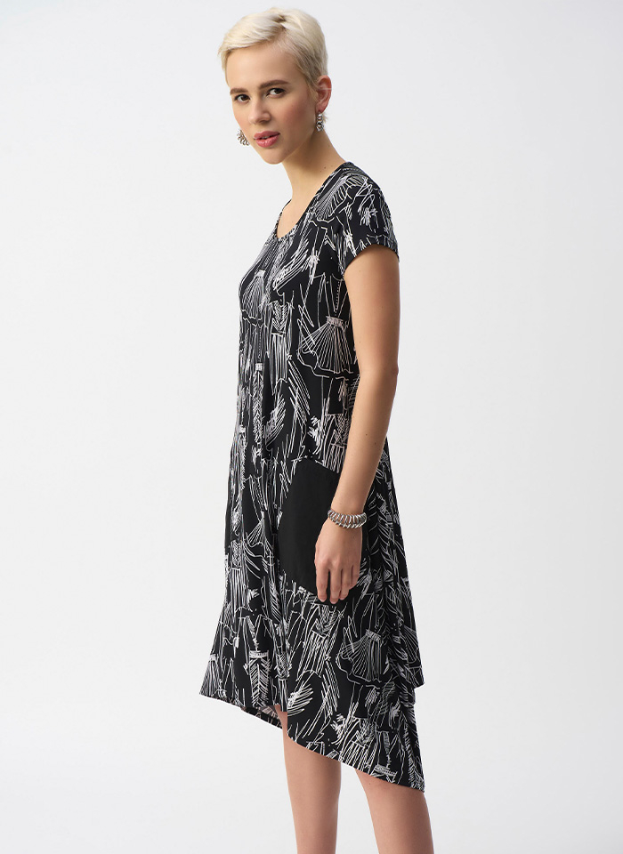 Joseph Ribkoff 251140 Sportowa sukienka z kieszeniami