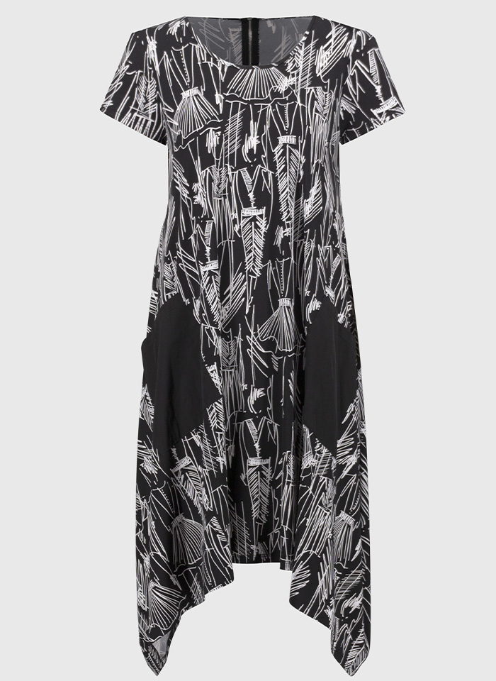 Joseph Ribkoff 251140 Sportowa sukienka z kieszeniami