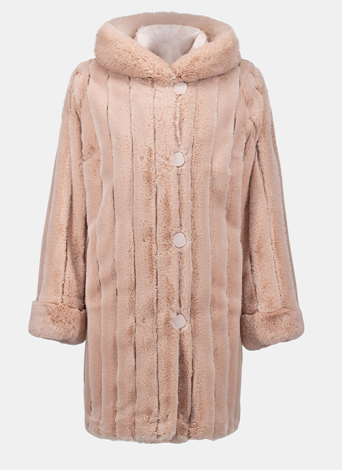 Joseph Ribkoff 253926 Dwustronny płaszcz w pudrowym różu