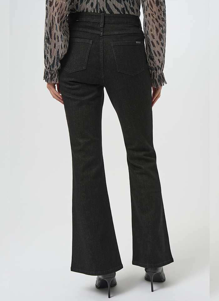 Joseph Ribkoff 254920 Spodnie jeansy ze złotą nitką.